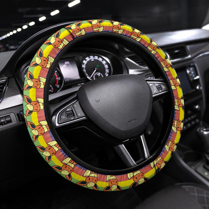 Flareon Anime Custom Car Steering Wheel Cover