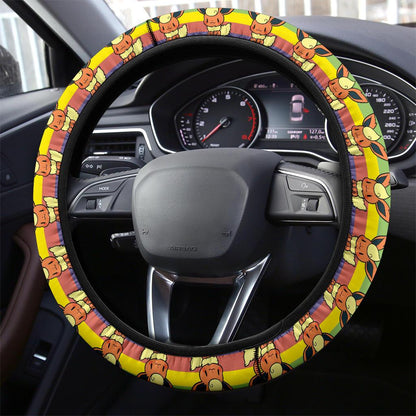 Flareon Anime Custom Car Steering Wheel Cover