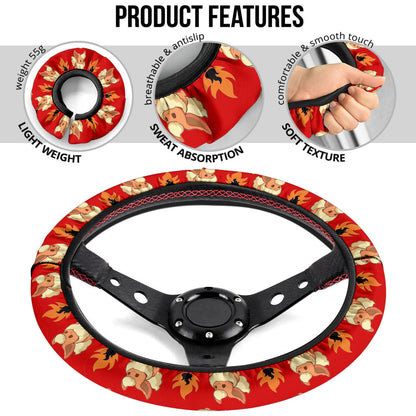 Flareon Eevee Evolution Car Steering Wheel Cover