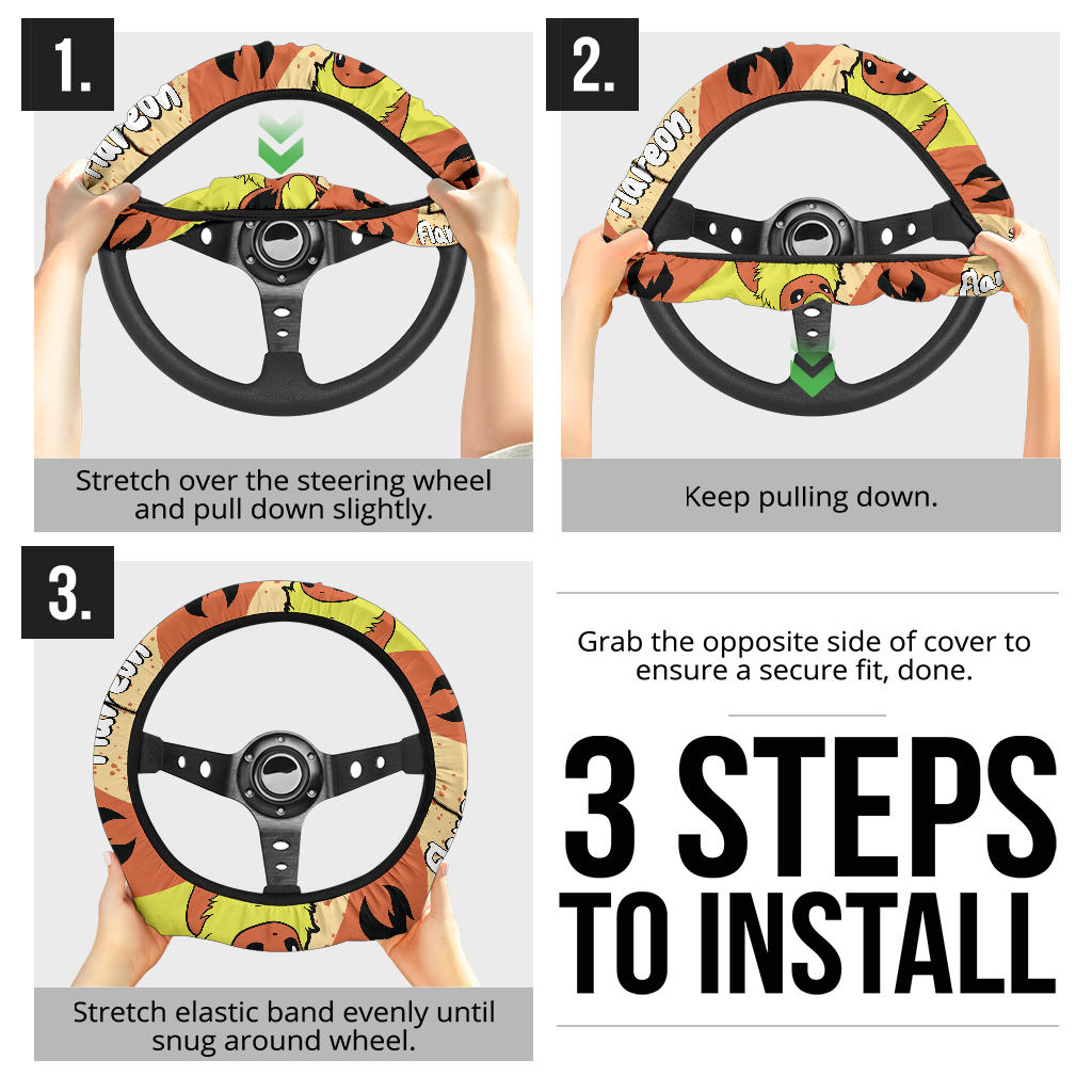 Flareon Steering Wheel Cover