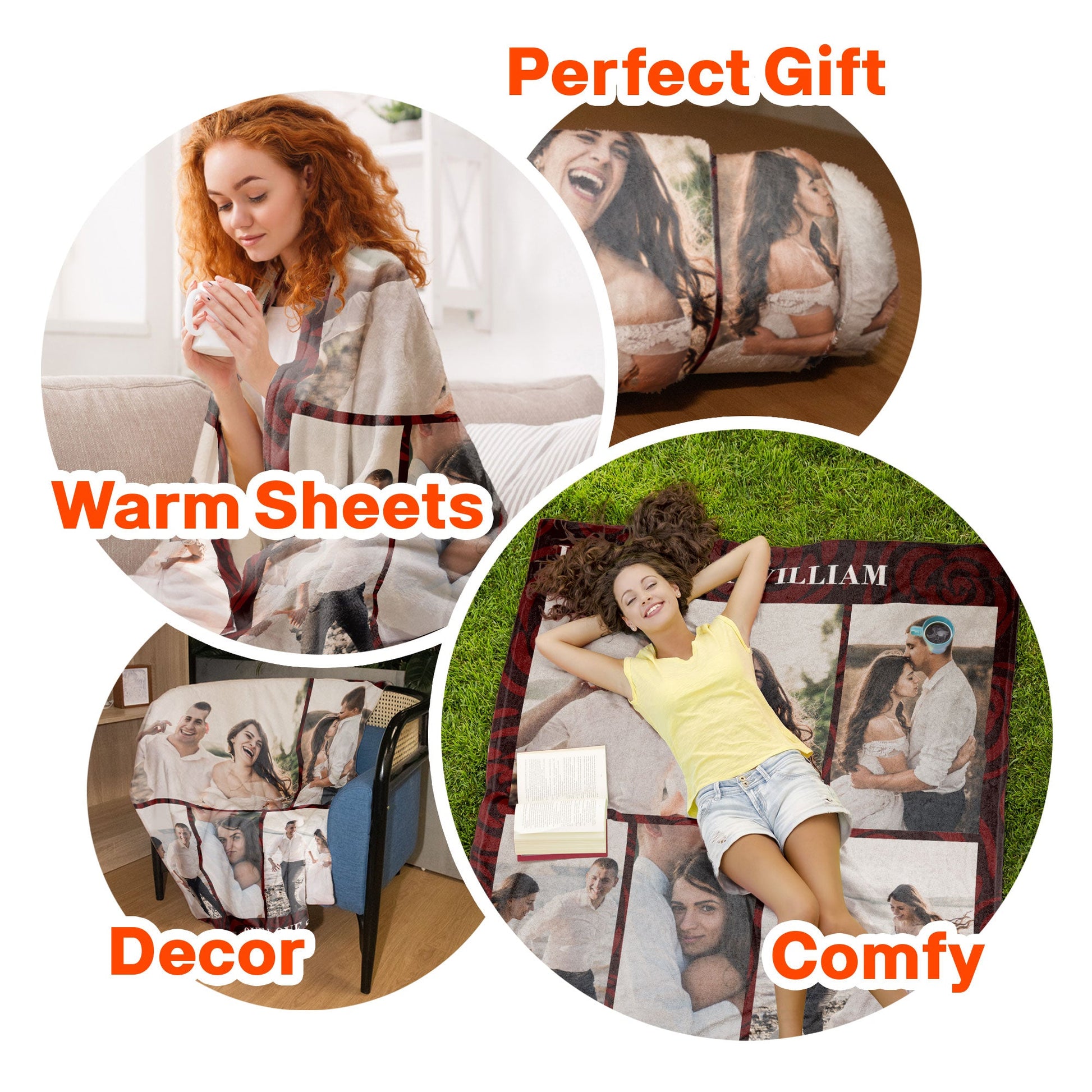 Forever & Always - Personalized Photo Blanket