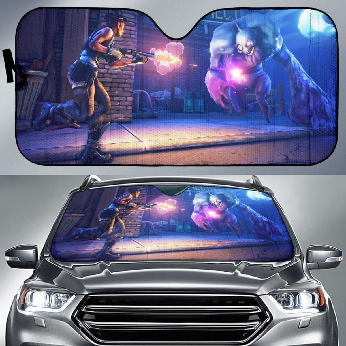 Fortnite Fight Auto Sun Shade For Fan Mn05 Universal Fit 111204