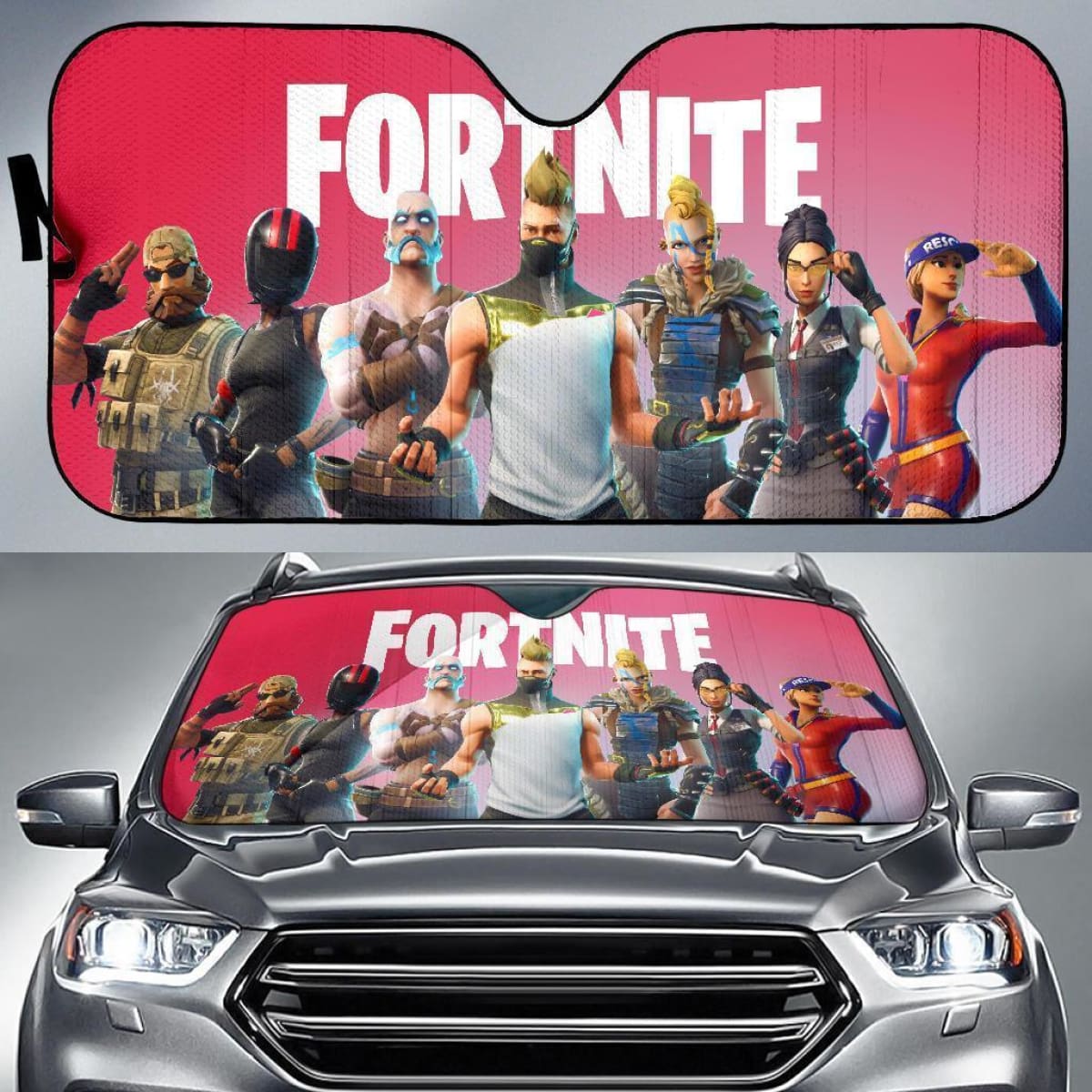 Fortnite Squad Auto Sun Shade For Gamer Nh07 Universal Fit 111204