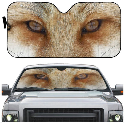 Fox Eyes Car Auto Sun Shades Windshield Accessories Decor Gift