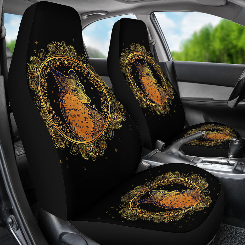 Fox Mandala Car Seat Covers