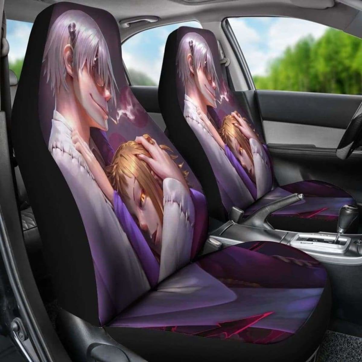 Franken Stein Car Seat Covers Universal Fit 051012