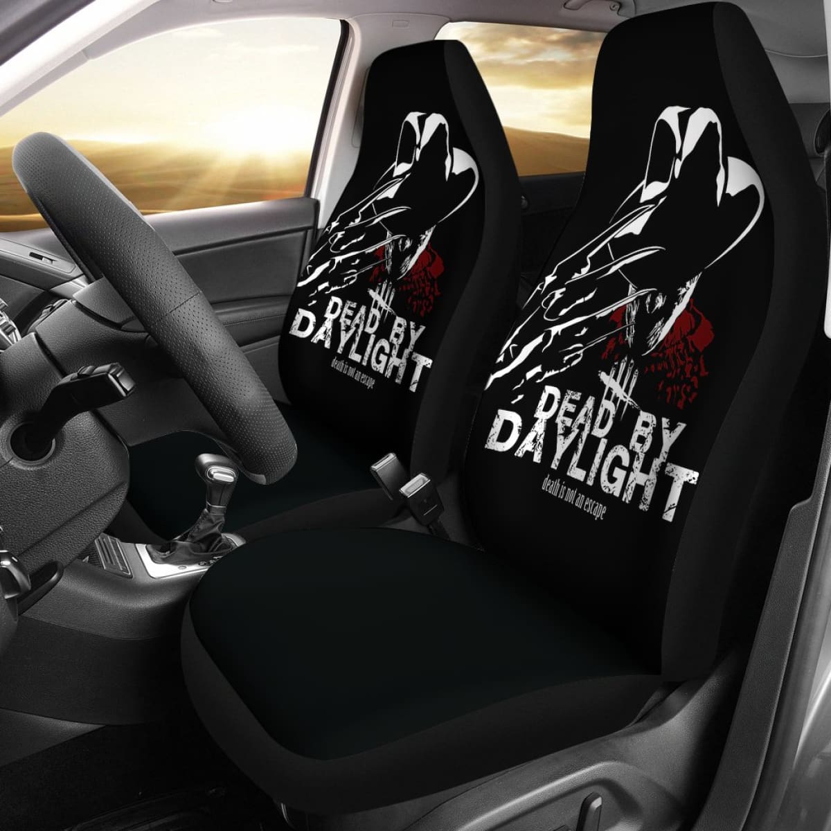Freddy Krueger Dead By Daylight Car Seat Covers Movie Fan Gift Universal Fit 103530