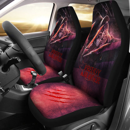 Freddy Krueger Hand Dark Horror Film ART Seat Covers Halloween Car Accessories Gift Idea Ci0825