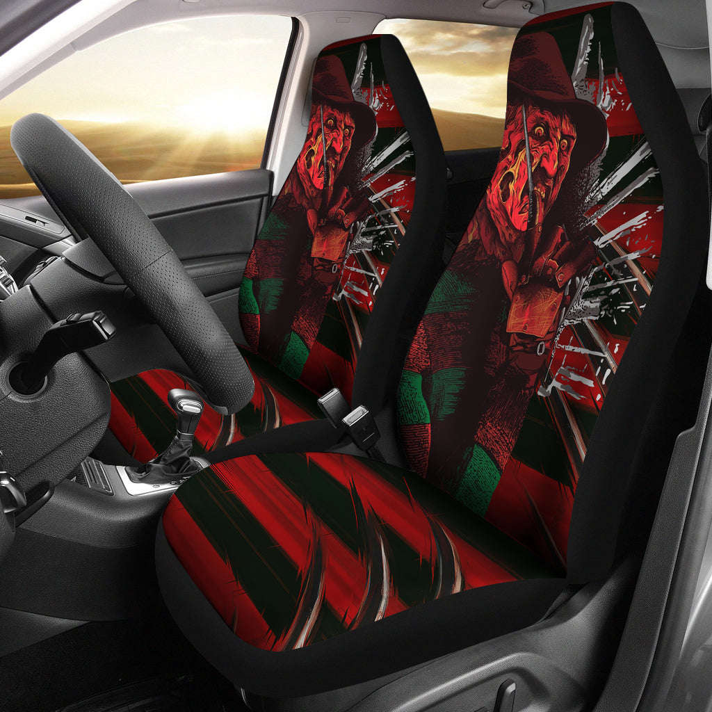 Freddy Krueger Horror Film In Seat Covers Halloween Car Accessories Gift Idea Ci0824