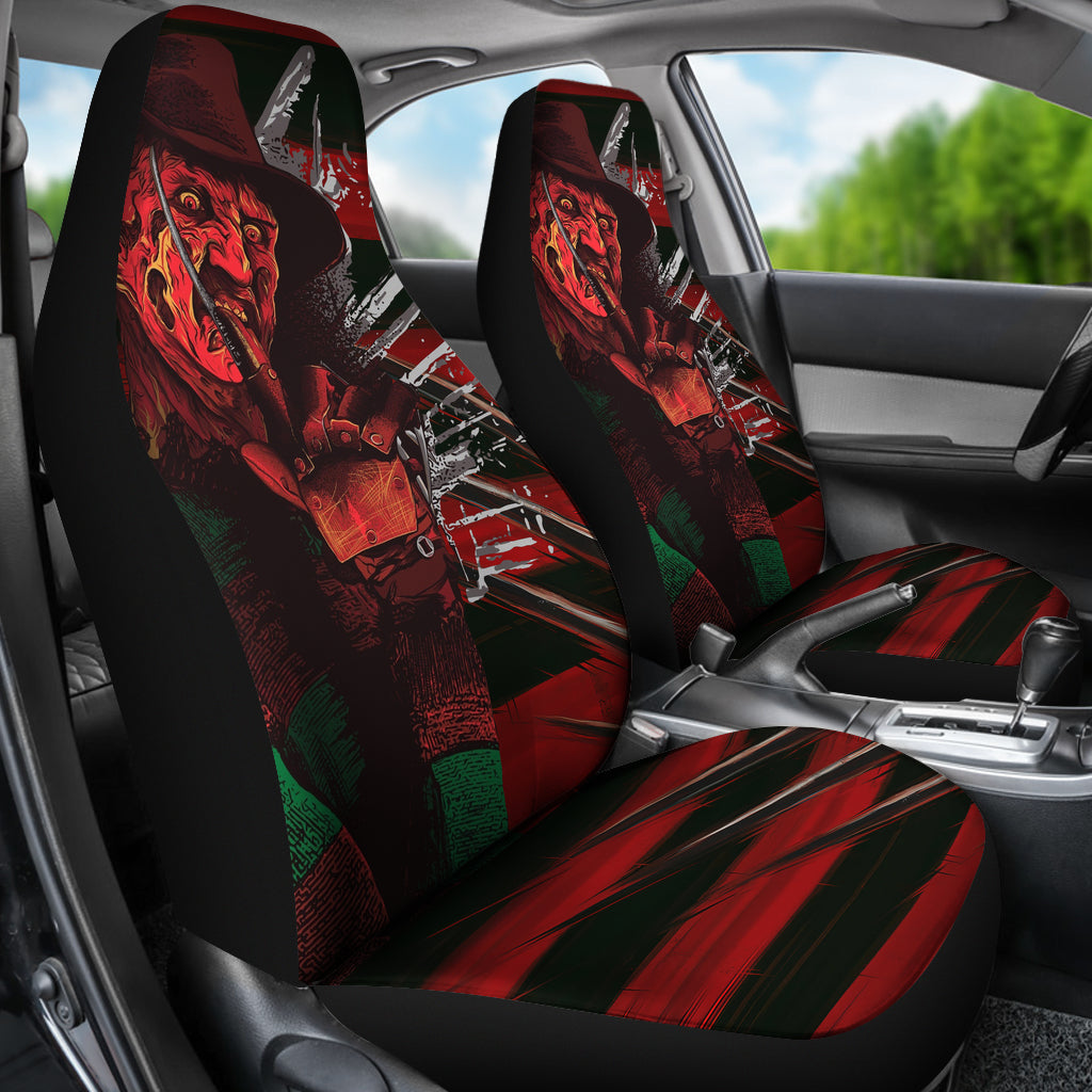 Freddy Krueger Horror Film In Seat Covers Halloween Car Accessories Gift Idea Ci0824