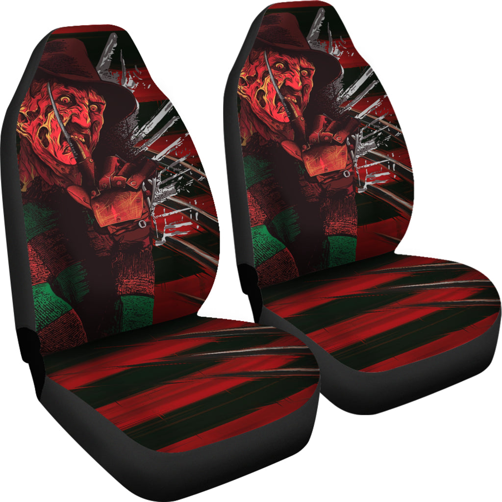 Freddy Krueger Horror Film In Seat Covers Halloween Car Accessories Gift Idea Ci0824
