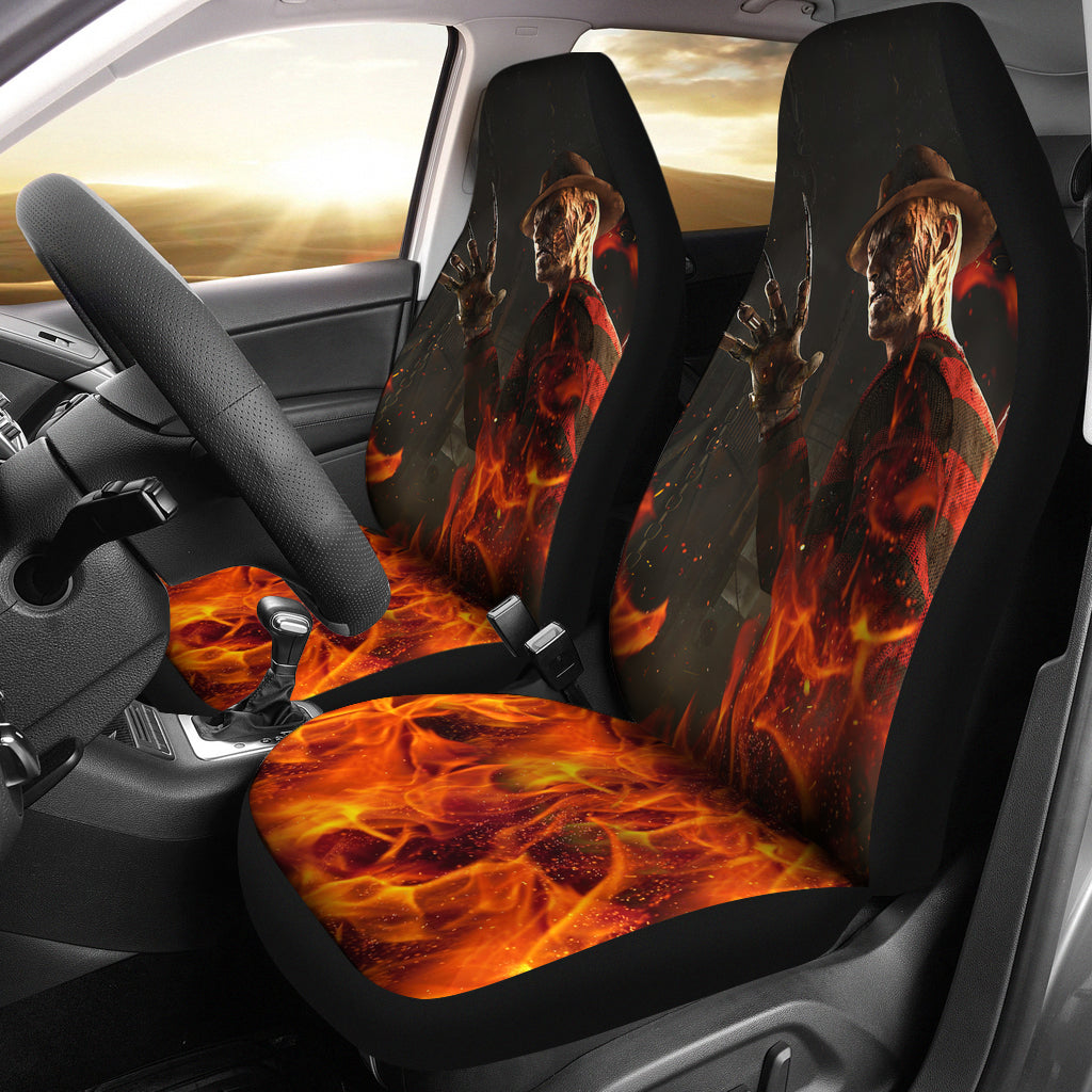 Freddy Krueger Horror Film In Seat Covers Halloween Car Accessories Gift Idea Ci0825