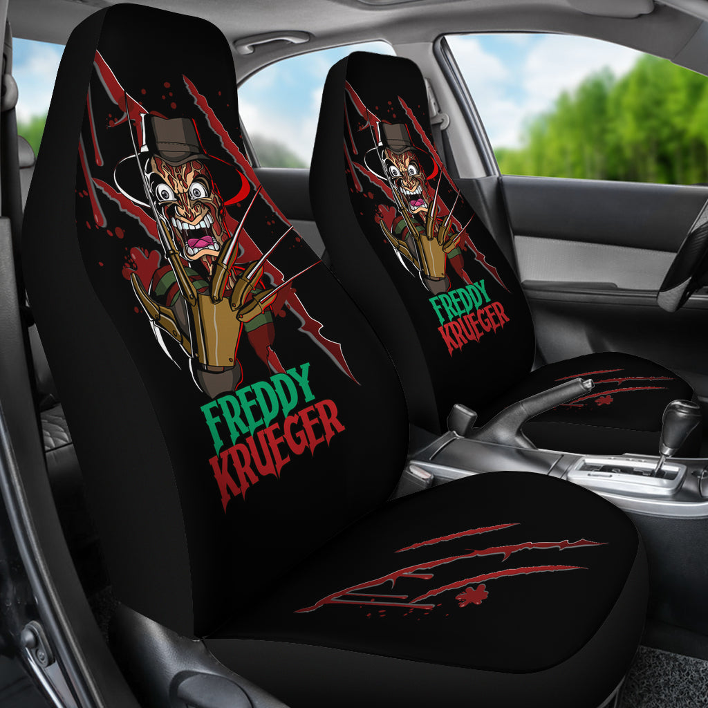Freddy Krueger Horror Film In Seat Covers Horror Halloween Car Accessories Gift Idea Ci0824