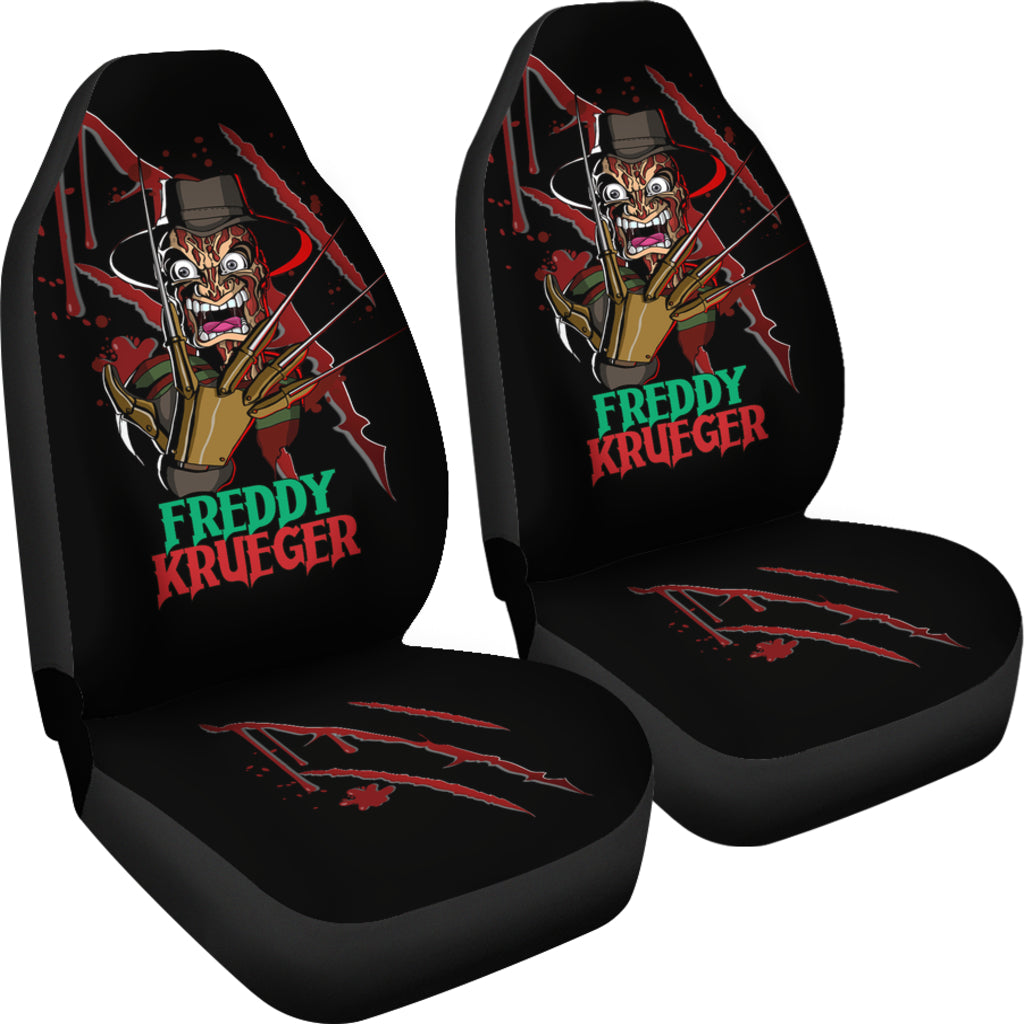 Freddy Krueger Horror Film In Seat Covers Horror Halloween Car Accessories Gift Idea Ci0824