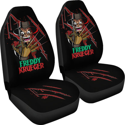 Freddy Krueger Horror Film In Seat Covers Horror Halloween Car Accessories Gift Idea Ci0824