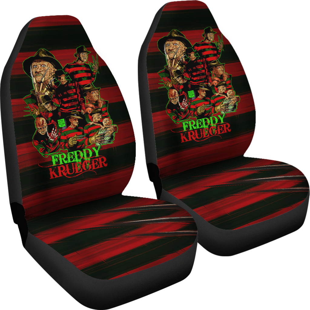 Freddy Krueger On Elm Street Horror Film Seat Covers Halloween Car Accessories Ci0823