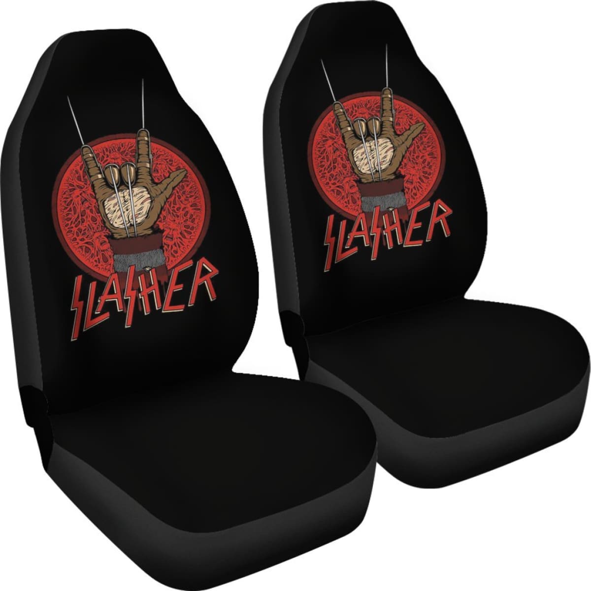 Freddy Krueger Slasher Car Seat Covers Movie Fan Gift Universal Fit 103530
