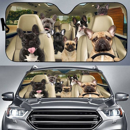 French Bulldog All Over Printed 3D Sun Shade