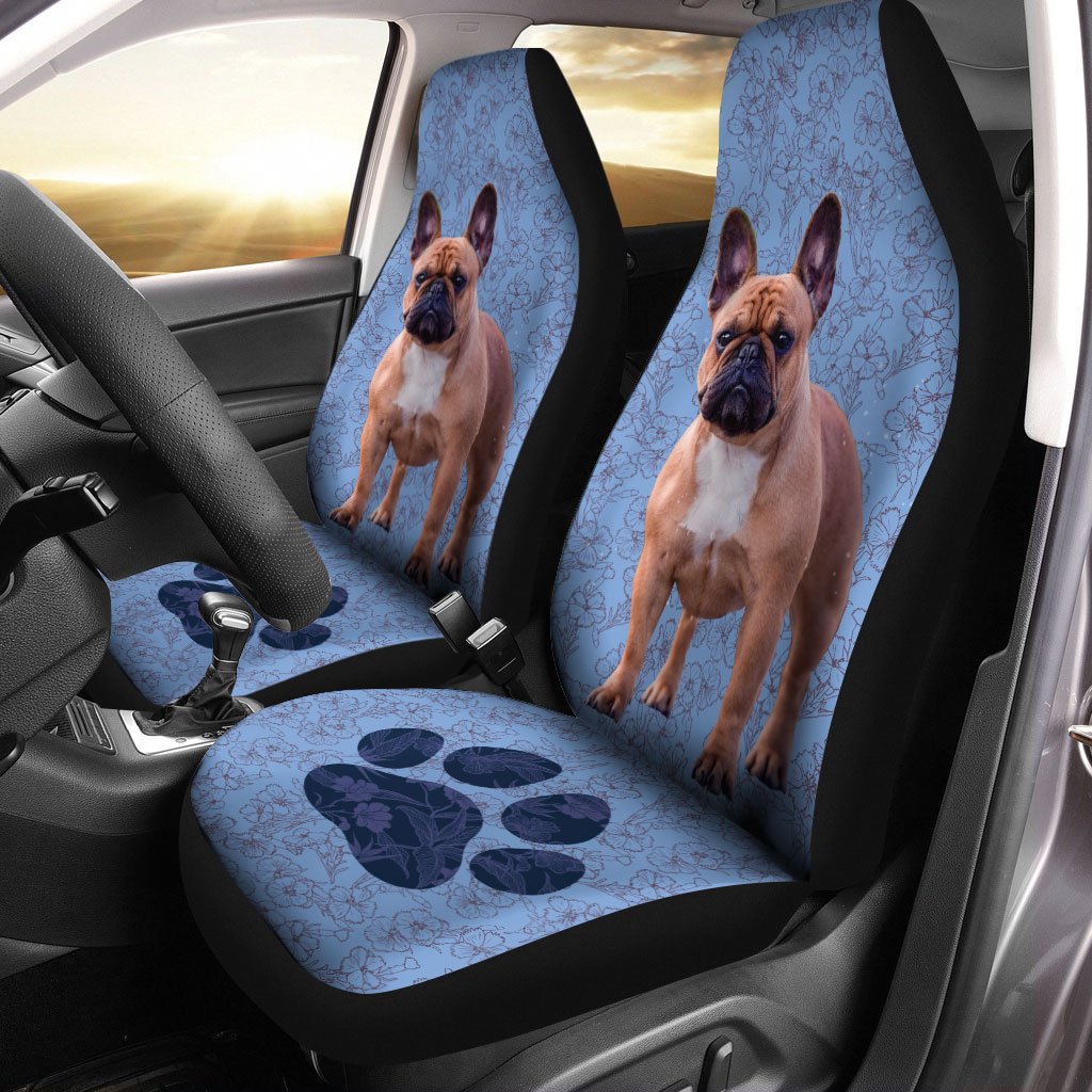 French Bulldog Car Seat Covers Custom Cute Car Interior Accessories