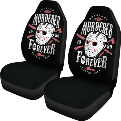 Friday The 13th Jason Voorhees Art Car Seat Covers Movie Fan Gift Universal Fit 103530