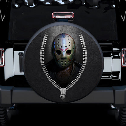 Friday the 13th Jason Voorhees Horror Movie Zipper Car Spare Tire Cover