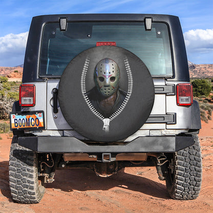Friday the 13th Jason Voorhees Horror Movie Zipper Car Spare Tire Cover