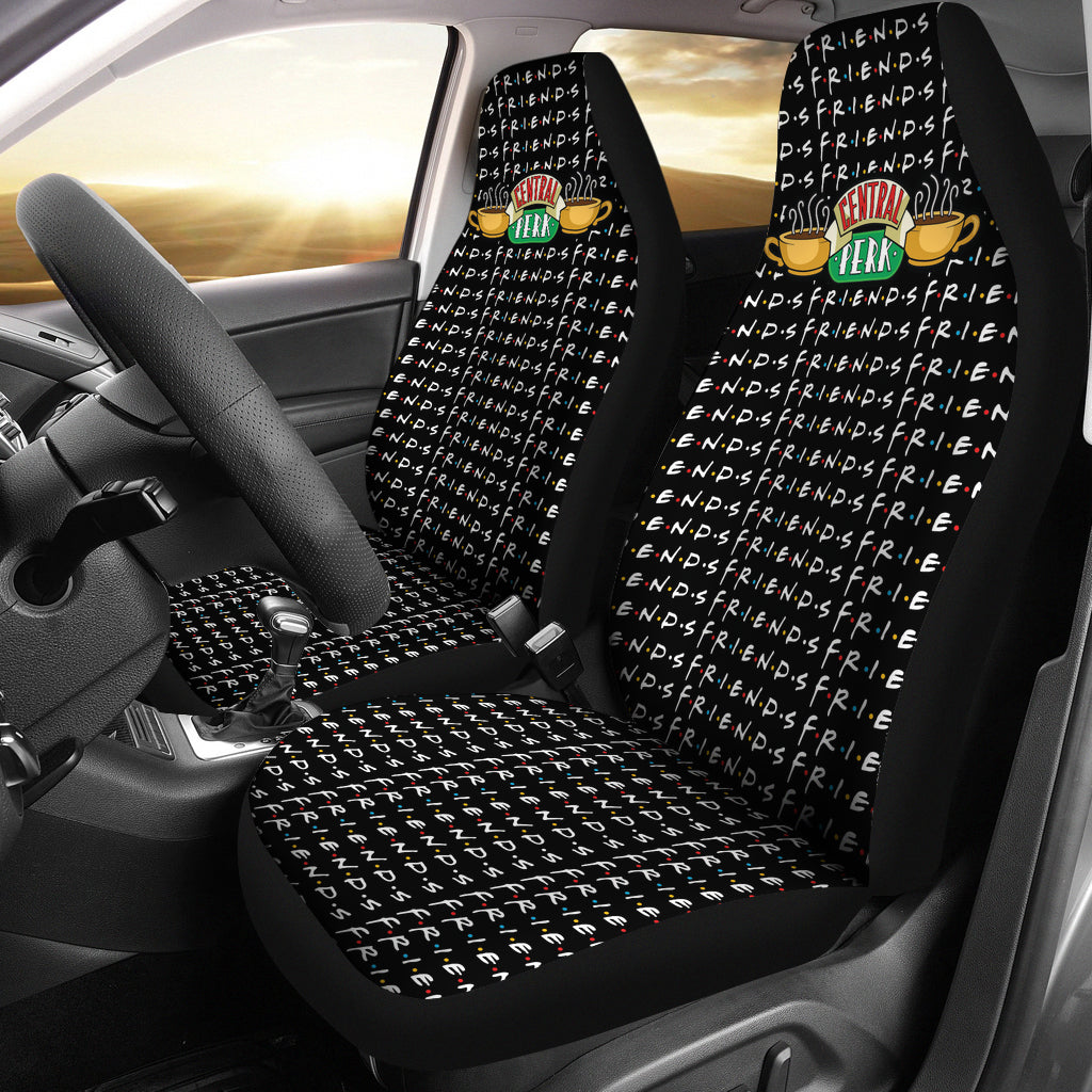Friends Central Perk Logo Car Seat Covers Car Accessories Ci220628-01