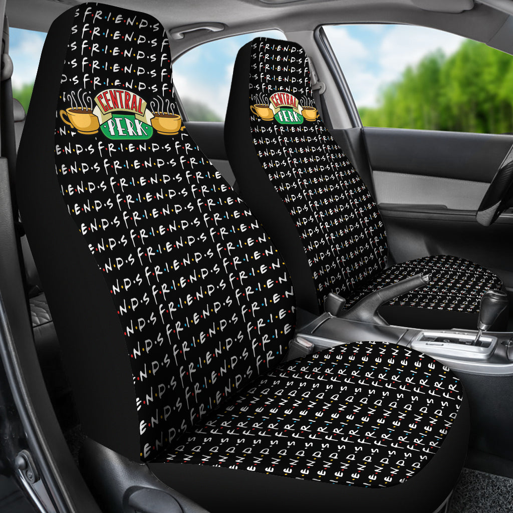 Friends Central Perk Logo Car Seat Covers Car Accessories Ci220628-01