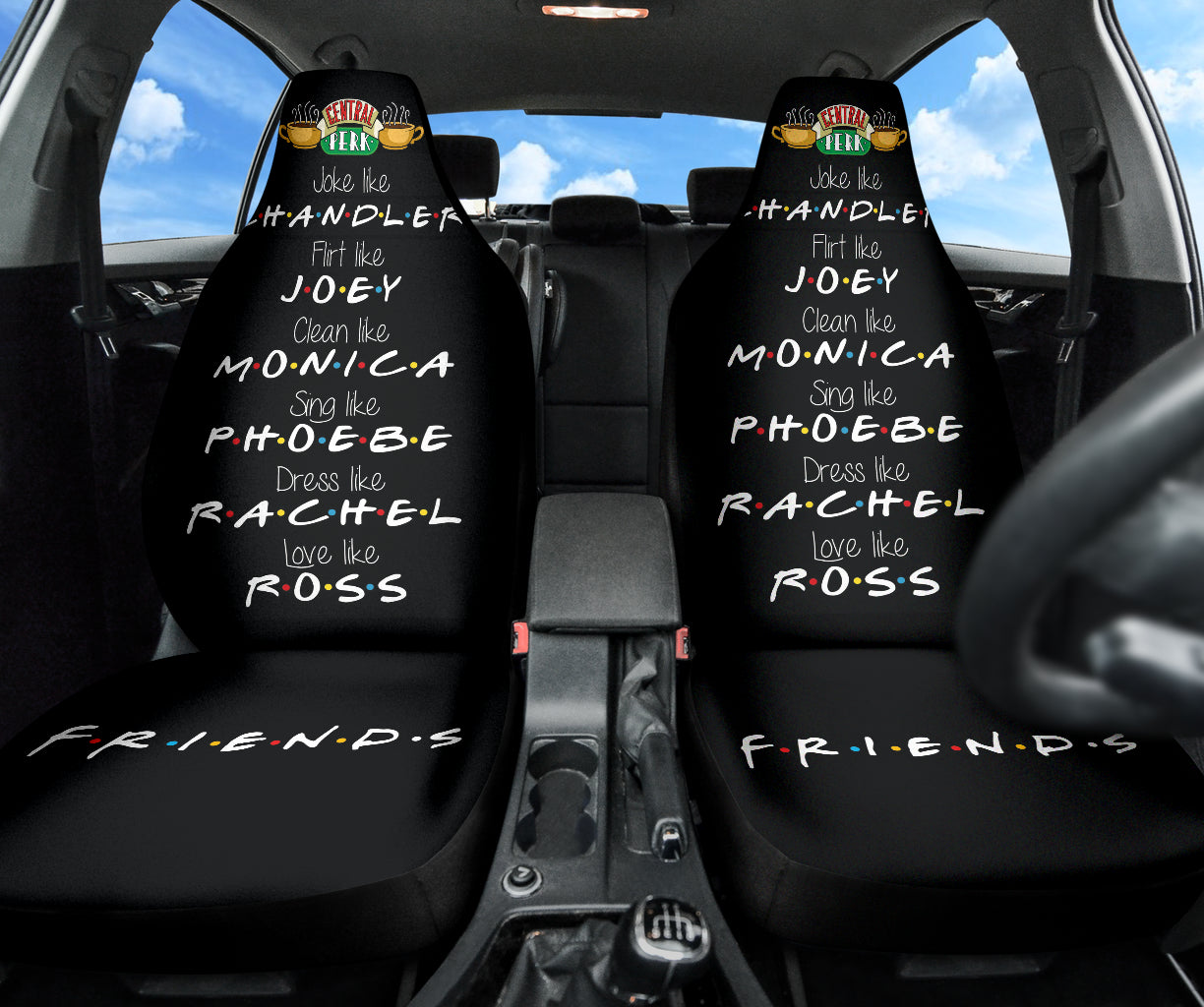 Friends Quotes Car Seat Covers Car Accessories Ci220628-05