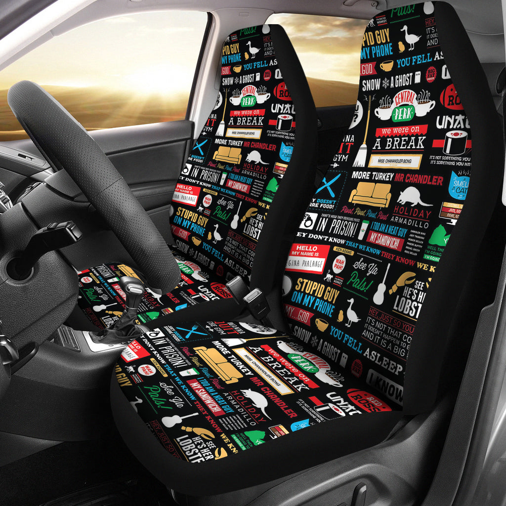 Friends Quotes Car Seat Covers Car Accessories Ci220628-02