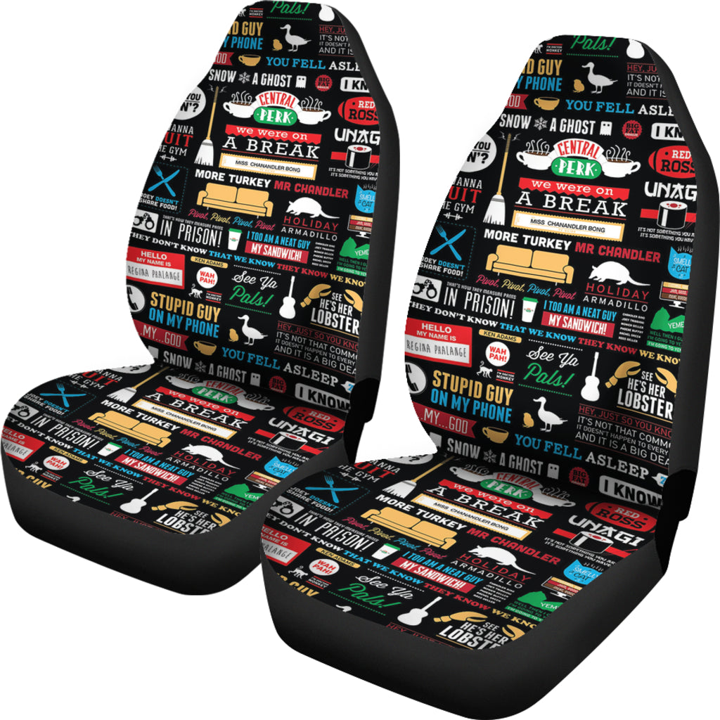 Friends Quotes Car Seat Covers Car Accessories Ci220628-02