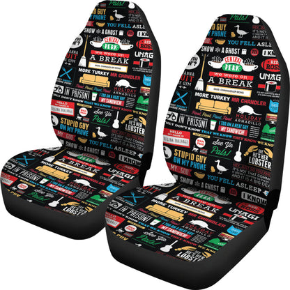 Friends Quotes Car Seat Covers Car Accessories Ci220628-02