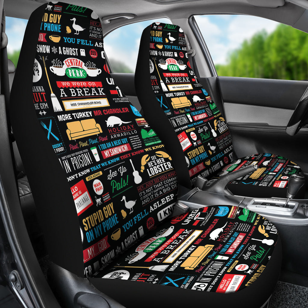 Friends Quotes Car Seat Covers Car Accessories Ci220628-02