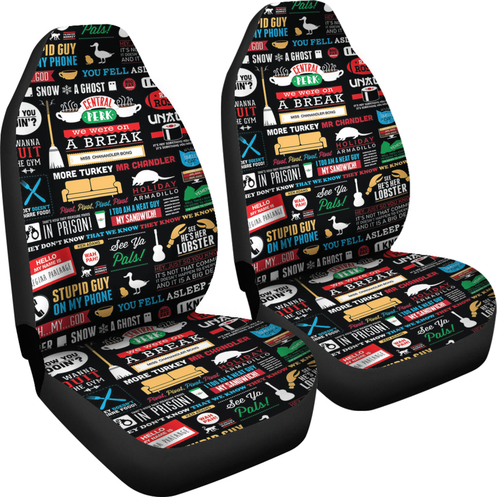 Friends Quotes Car Seat Covers Car Accessories Ci220628-02