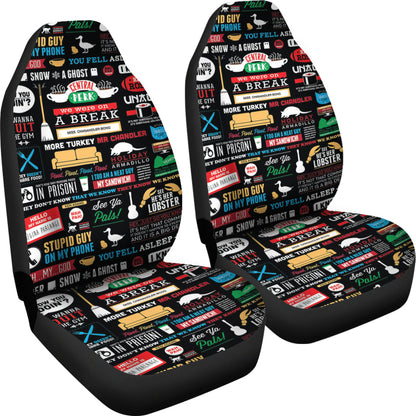 Friends Quotes Car Seat Covers Car Accessories Ci220628-02