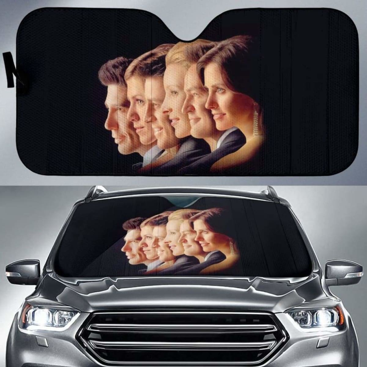 Friends TV Show Auto Sun Shades 918b Universal Fit