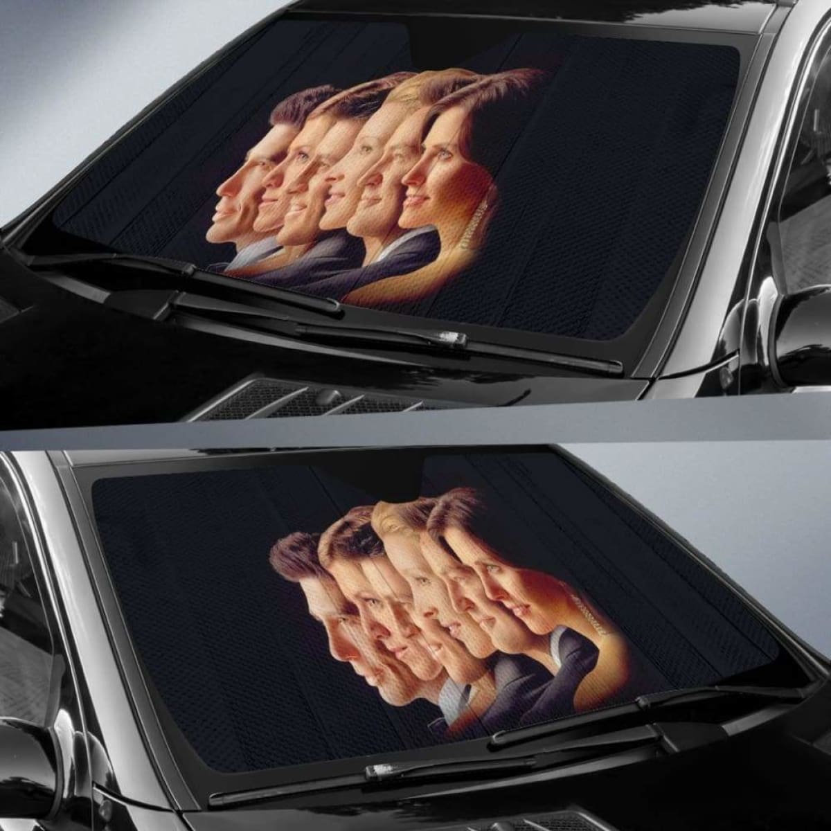 Friends TV Show Auto Sun Shades 918b Universal Fit