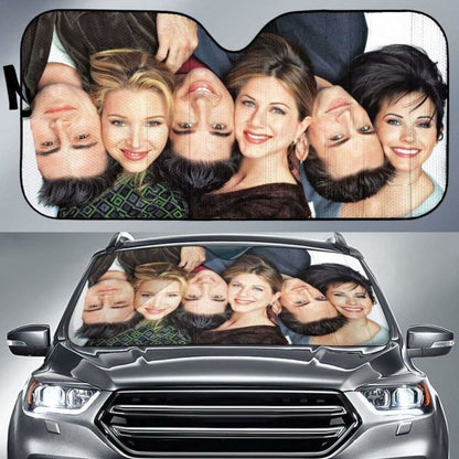 Friends TV Show Funny Head Auto Sun Shades 918b Universal Fit