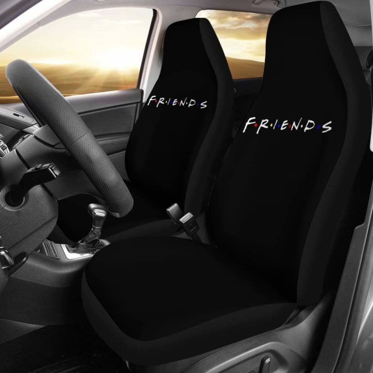Friends TV Show Logo Seat Covers 101719 Universal Fit