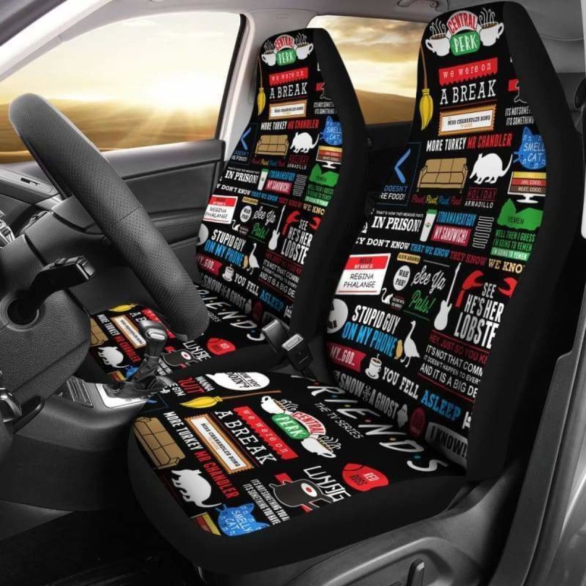 Friends Tv Show Car Seat Covers Universal Fit 051312