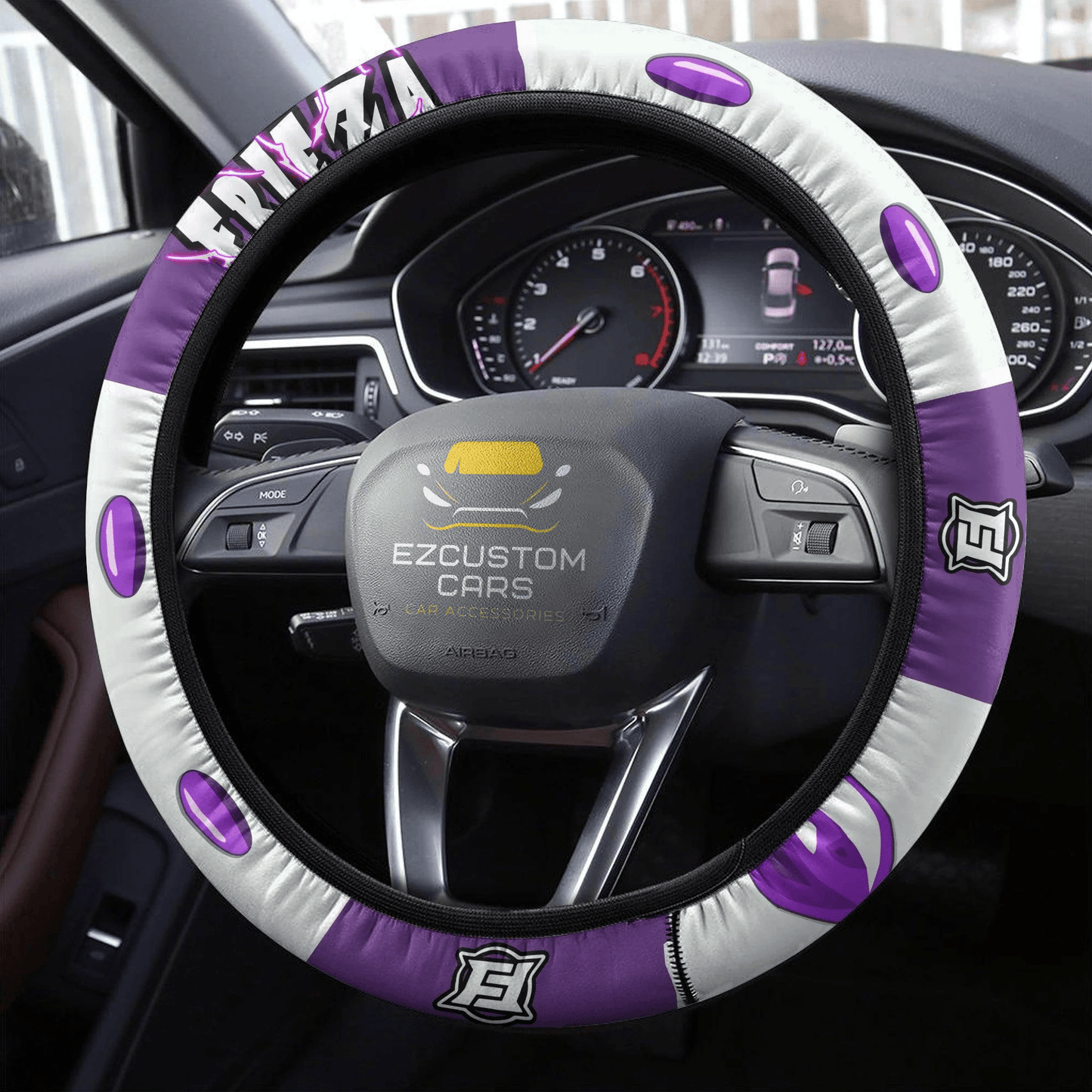 Frieza Anime Steering Wheel Cover Custom Dragon Ball Anime Car Accessories