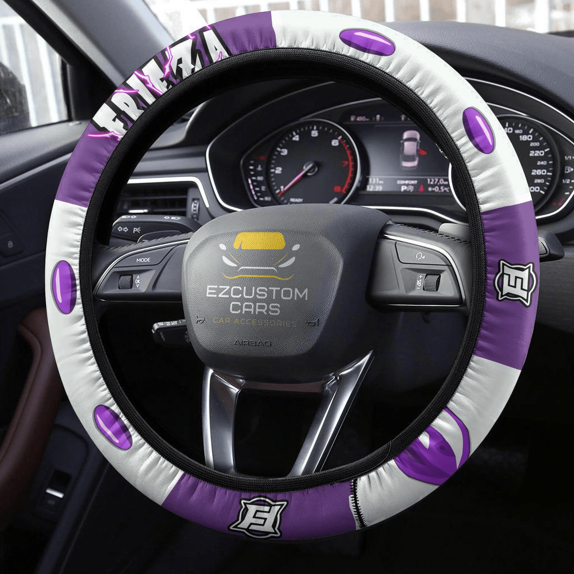 Frieza Anime Steering Wheel Cover Custom Dragon Ball Anime Car Accessories