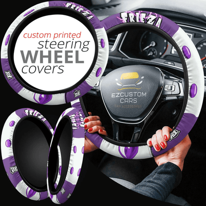Frieza Anime Steering Wheel Cover Custom Dragon Ball Anime Car Accessories