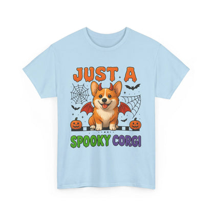 Funny Halloween Corgi T-Shirt – Just a Spooky Corgi Graphic Tee