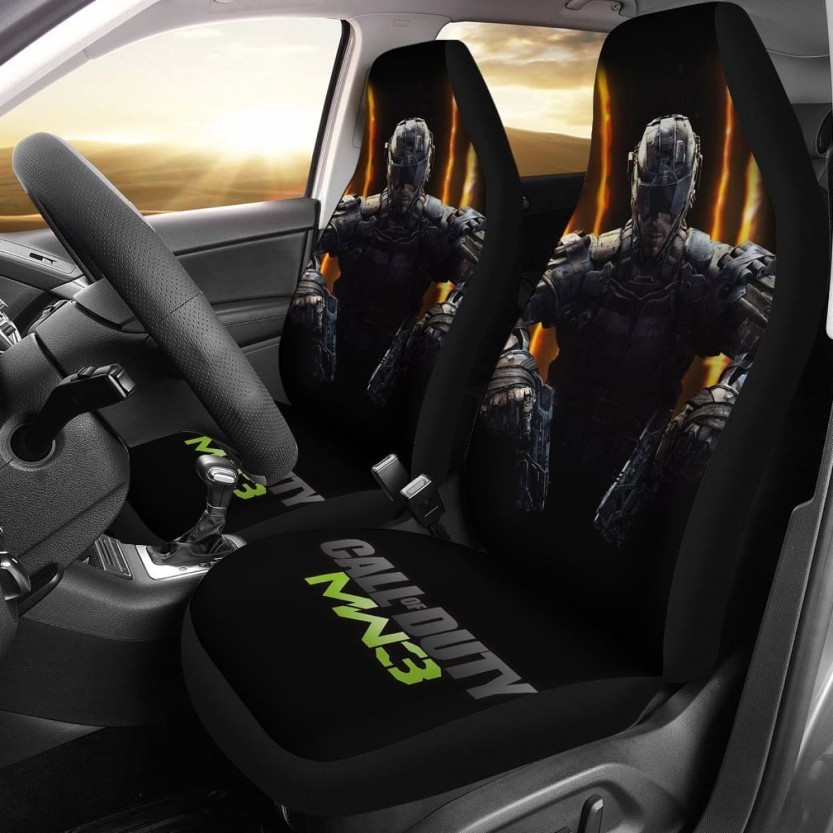 Frost Mw3 Call Of Duty Car Seat Covers Lt04 Universal Fit 225721
