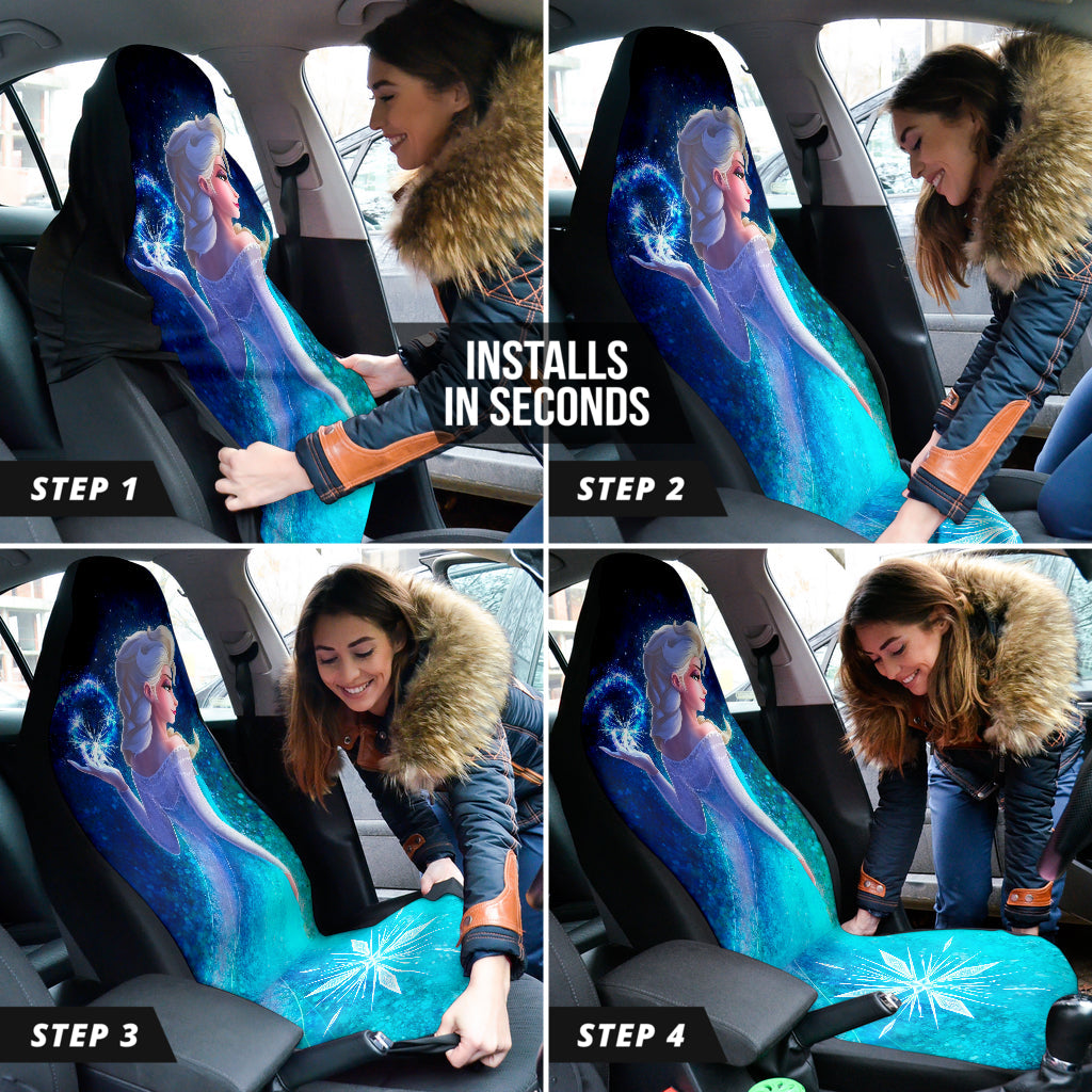 Frozen Elsa Fan Gift Car Seat Covers Car Accessories Ci220401-06