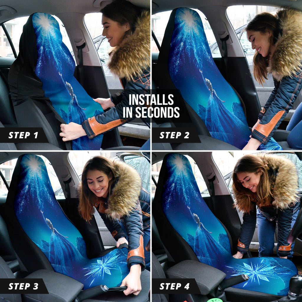 Frozen Elsa Fan Gift Car Seat Covers Car Accessories Ci220401-05