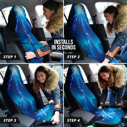 Frozen Elsa Fan Gift Car Seat Covers Car Accessories Ci220401-05
