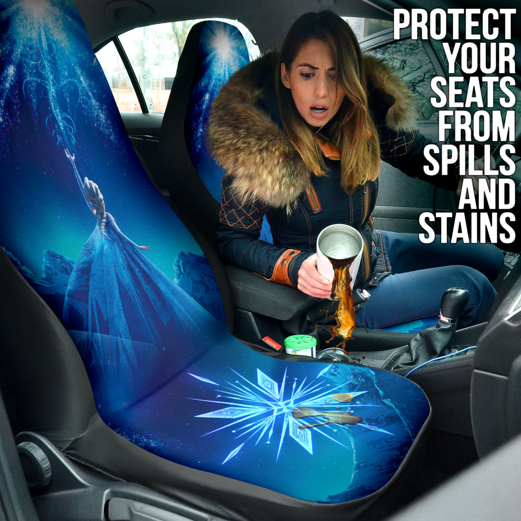 Frozen Elsa Fan Gift Car Seat Covers Car Accessories Ci220401-05