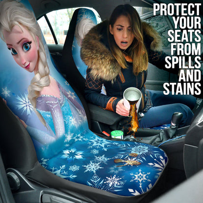 Frozen Elsa Fan Gift Car Seat Covers Car Accessories Ci220401-04